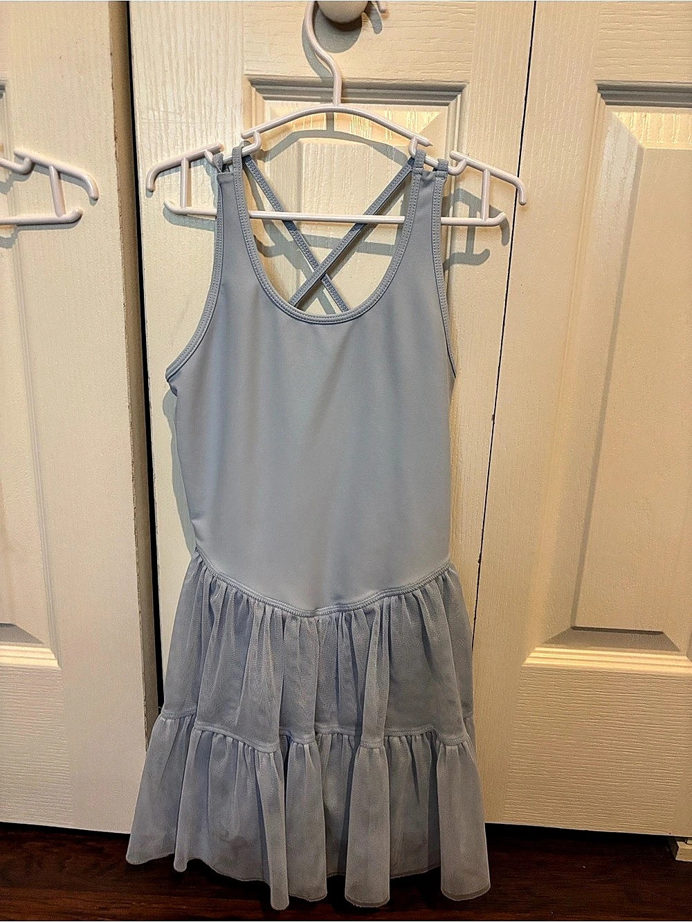 Old Navy Active Powersoft Dress Girls Medium (8) Blue Like New